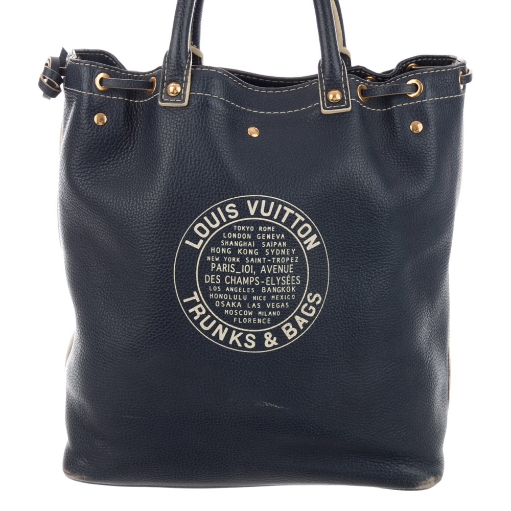 AUTHENTIC PRE-LOVED LOUIS VUITTON TRUNKS & BAGS TOBAGO BLUE SHOE BAG